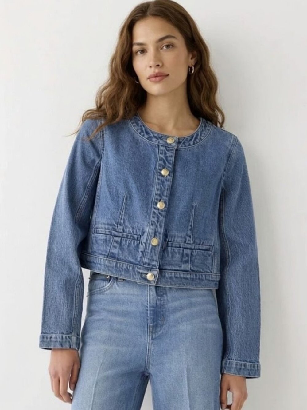 J. Crew Louisa Lady Jacket in Denim
